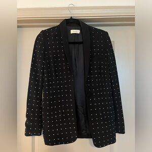 A.L.C. Rhinestone-Embellished Crepe Blazer